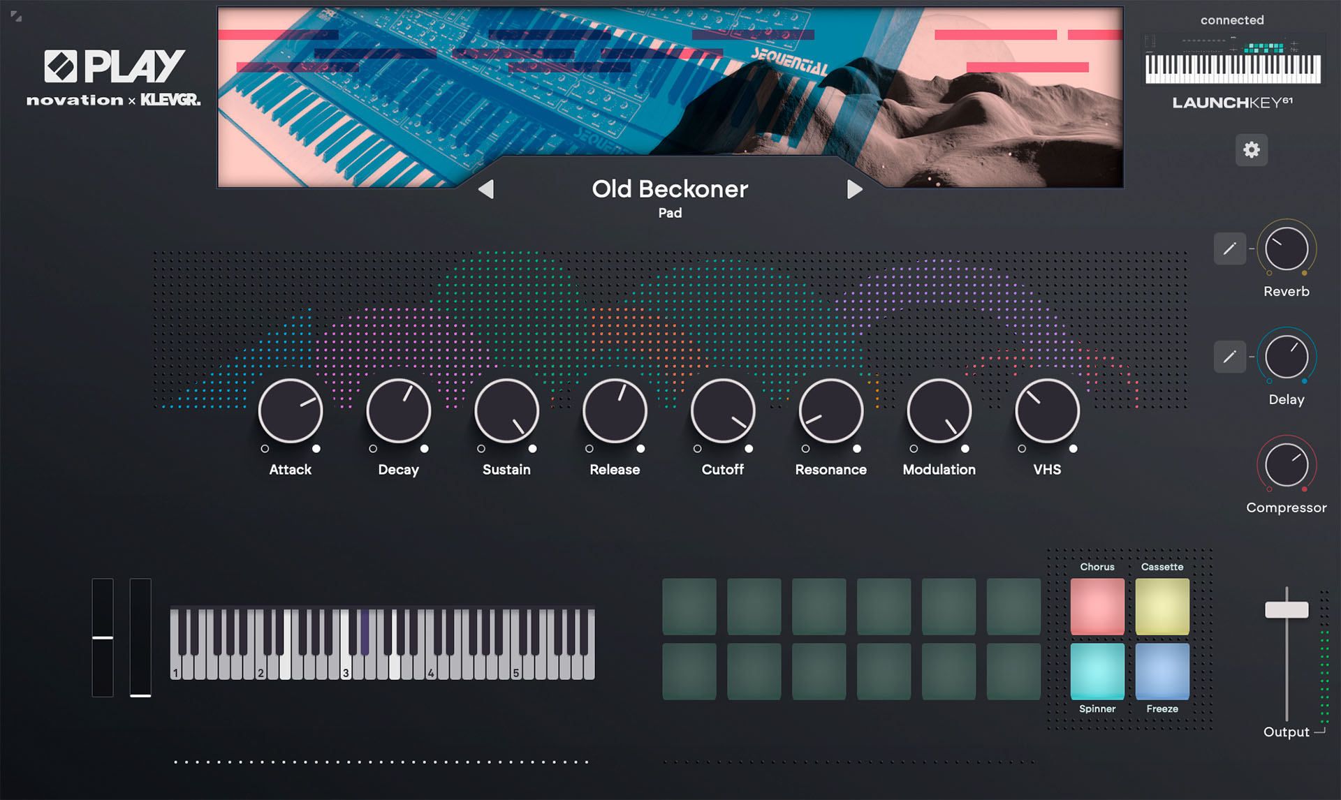Interfaz de Novation Play